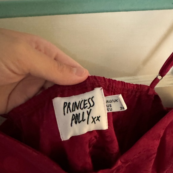 DIVA MINI DRESS DEEP RED - Picture 9 of 10